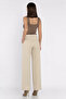 Women's Elastic Waist Velcro Palazzo Pants - 3