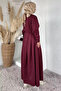 Gülseli Front Buttoned Hijab Dress - 5