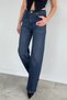 Women's High Waist Palazzo Jean Denim Pants - 3