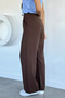 Women's Elastic Waist Tencel Fabric Trousers - 4