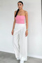 Bandana Detailed Elastic Waist Trousers - 2