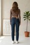 Women's Lycra Washable Casual Jean Denim Trousers - 2