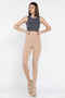 Women's Ribbed High Waist Leggings - 2