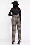 Women's High Waist Leopard Print Pants - 4
