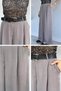 Women's High Waist Tencel Fabric Trousers with Belt Accessory - 3