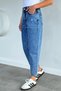Women's High Waist Ankle Length Washable Jean Denim Pants - 3