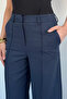 Women's Lawned Wide Leg Trousers - 5