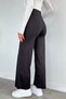 Women's High Waist Lycra Palazzo Leggings - 3