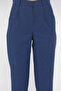 Women's High Waist Fabric Trousers - 5