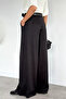 Women's High Waist Tencel Fabric Trousers with Belt Accessory - 4