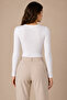 Women's 2-Pack Crew Neck Long Sleeve Cotton Flexible Basic T-Shirt White - 4