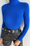 Women's Full Turtleneck Lycra Knitwear Blouse (Available in S-M-L Sizes) - 2