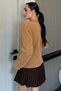 Yumoş İplik Women's Bearded Knitwear Jacket - 4