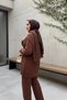 Hair Braided Scarf Tunic Trousers Hijab Knitwear Three-Piece Set - 5