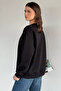 Women's Three Thread Ribbed Crew Neck Sweatshirt - 4