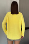 V-neck loose knit blouse (compatible with s, m, l, xl) - 4
