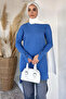 Gülseli Crew Neck Hijab Knitwear Tunic - 5
