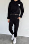 Women's Three-Thread Ruffled Tracksuit Set - 2