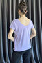 Front and Back V-Neck Women's T-Shirt - 3