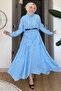 Gülseli Shirt Skirt Hijab Double Set (Shirt Without Lining, Skirt with Lining) - 6