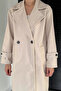 Women's Double-Breasted Collar Double-Pocket Cashmere Coat - 3