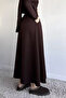 Hijab Skirt with Elastic Waist and Pockets - 3