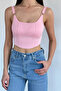 Women's Ringed Covered Bustier - 2