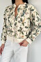 Women's Tulle Floral Patterned Jacket Cardigan - 3