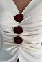 Front Rose Detailed Knitwear Blouse (Available in S, M, L) - 4