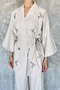 Stoned Kimono Pants Double Set - 3