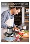 3-Speeds 5L Electric Meat Grinder,Food Chopper,800W Food Chopper for Meat, Vegetables, Fruits and Nuts,SK-7015,Silver/Black - 4