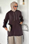 Hooded Back Embroidered Hijab Tunic - 3