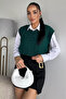 V-Neck Women's Knitwear Sweater