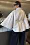 Women's Water Brushed Cashmere Poncho - 6