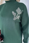 Gülseli Stone Embellished Hijab Knitwear Tunic - 4