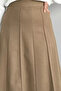 Elastic Waist Green Cashmere Hijab Skirt - 3