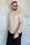 Men's Patterned Short Sleeve Knit Shirt