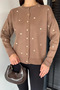 Women's Heart Embroidered Knitwear Cardigan (Available in S-M-L) - 2