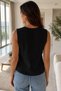 Gülseli Women's Gold Buttoned Knitwear Vest - 2