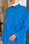 Folded Front Stoned Hijab Tunic and Pants Double Set - 3
