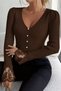 Sleeve Guipure Detailed V-Neck Knitwear Blouse - 3