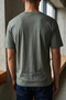 Crew Neck Embossed Printed T-Shirt - 2
