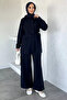 Waist Detailed Hijab Tunic and Pants Double Set