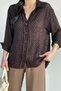Women's Self Patterned Shirt