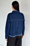 Women's Tasseled Stone Embroidered Jean Denim Jacket - 4