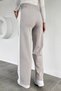 Women's High Waist Sweatpants with Elastic Waistband and Side Stripe Detail - 3