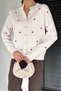 Women's Heart Embroidered Knitwear Cardigan (Available in S-M-L) - 4