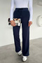 Women's Elastic Waist High Waist Palazzo Sweatpants - 2
