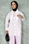 Collar Detailed Gold Buttoned Hijab Shirt Tunic - 3