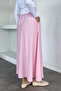 Hijab Skirt with Elastic Waist and Pockets - 3